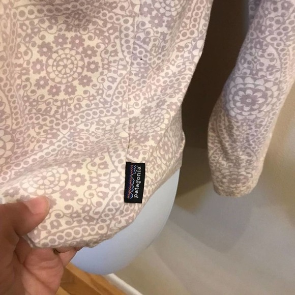 Patagonia Damask Half Zip Hooded Pullover Small - Picture 7 of 14